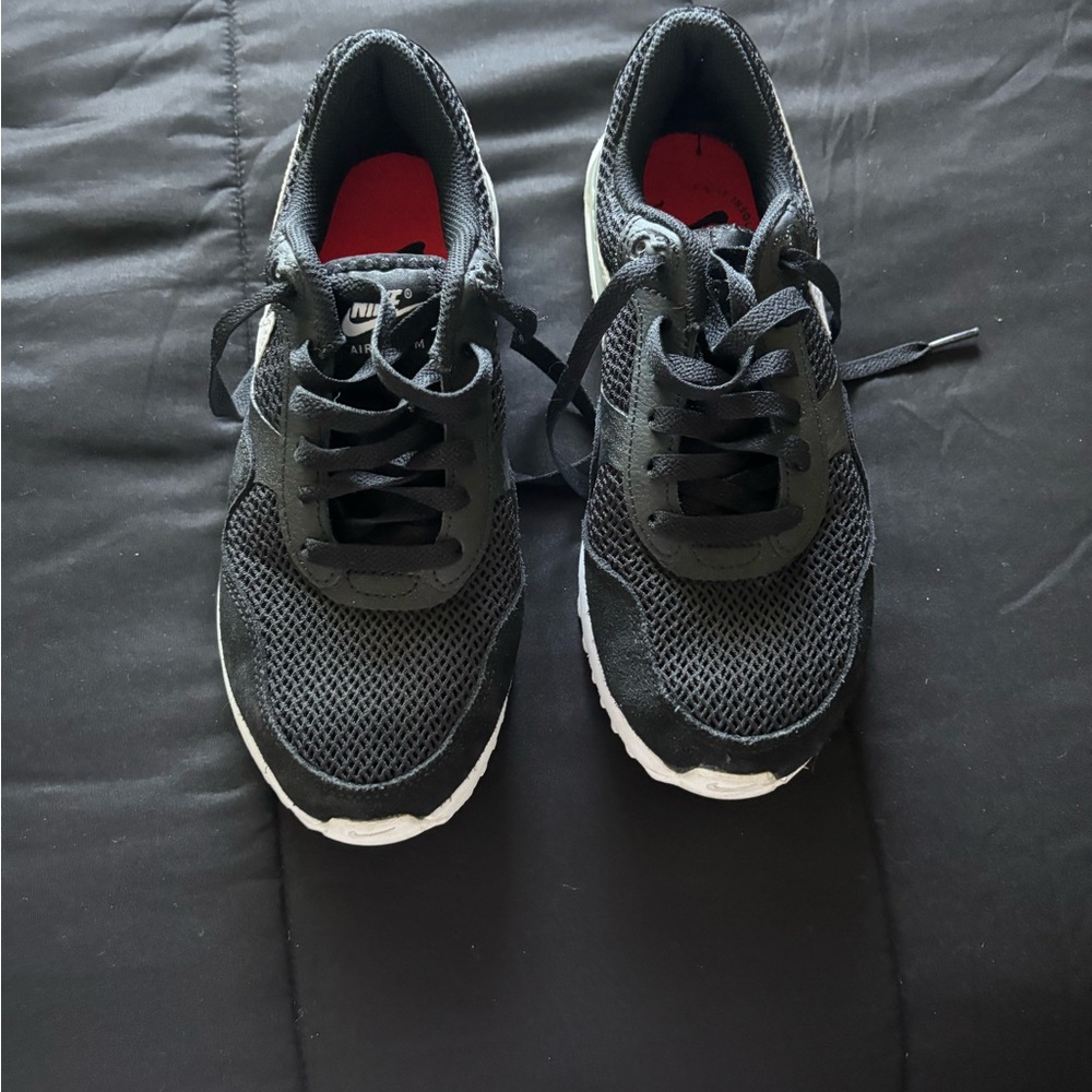 Nike Black and Red Athletic Sneakers